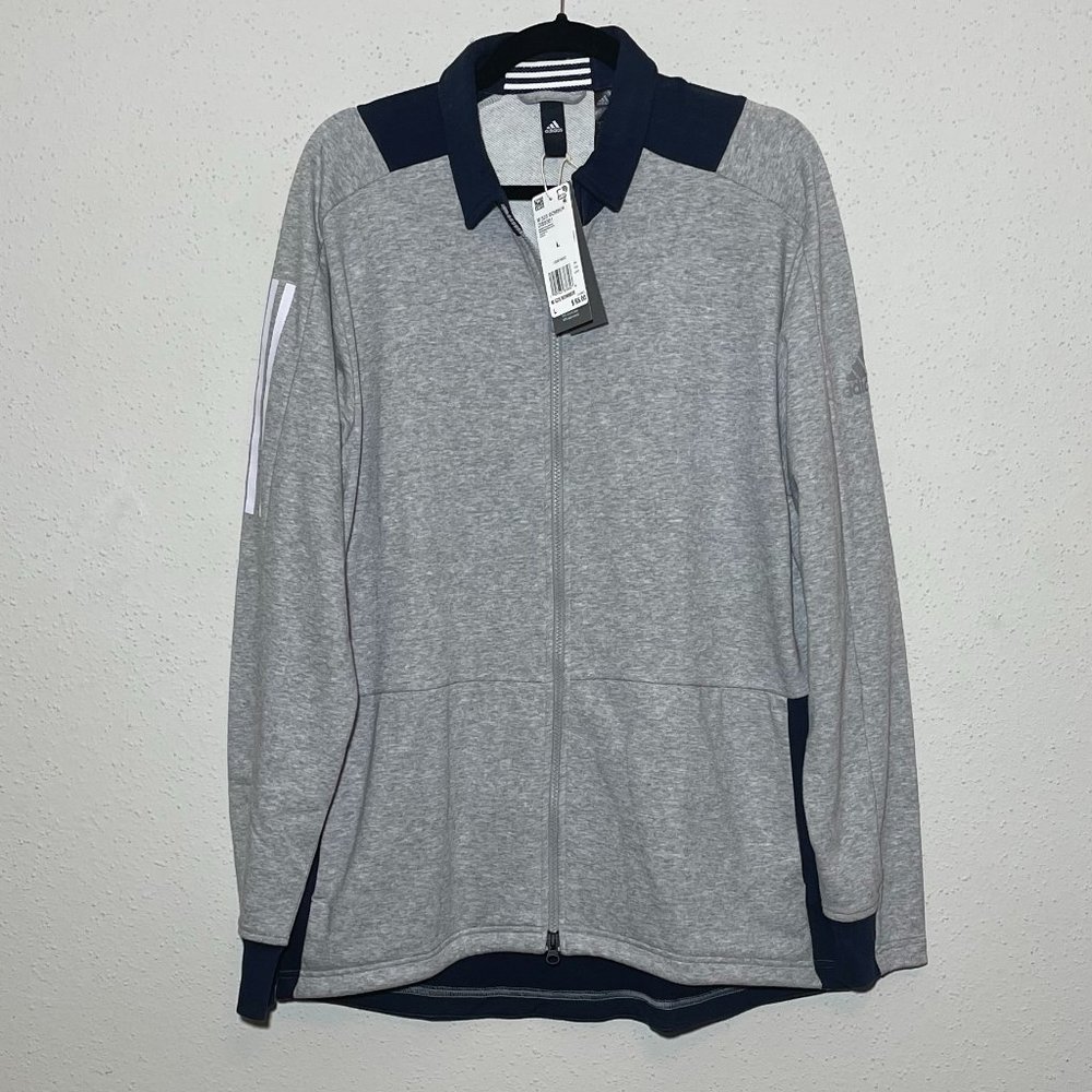 Adidas Sweater Zip Up Large